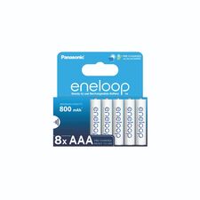 Acumulatori ENELOOP Lite 1.2V AAA R3 Ni-Mh, 8 buc/blister, 800 mAh, preincarcati, 2100 cicluri - Papet