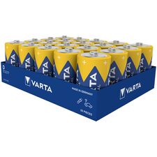 Baterie alcalina VARTA Industrial Pro D R20, 1.5V, 20 buc/set - Papet