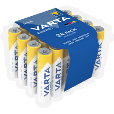 Baterie alcalina VARTA Energy AAA LR3, 1.5V, 24 buc/set - Papet