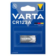 Baterie litiu CR123A 3V 1430mAh, 16.8 x 34.55 mm, VARTA - Papet