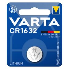 Baterie litiu CR1632 137mAh 3V, 16 x 3.2 mm, VARTA - Papet