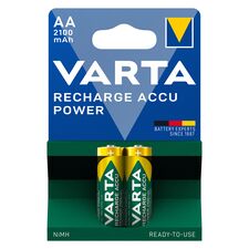 Acumulatori VARTA 1.2V AAA LR3 Ni-MH, 2 buc/blister, 2100mAh, preincarcati - Papet