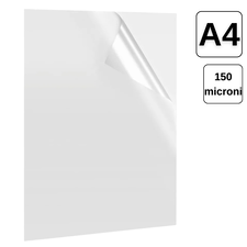 Coperti plastic transparent, A4, 150 microni, 100 coli/top - Papet