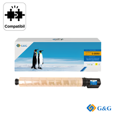 Cartus toner compatibil G&G Yellow C-EXV51Y, pentru Canon IR Advance C5535, 60.000 pagini - Papet
