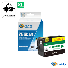Cartus inkjet compatibil G&G Black 932XL CN053AE pentru HP OfficeJet 6100, 1.000 pagini - Papet