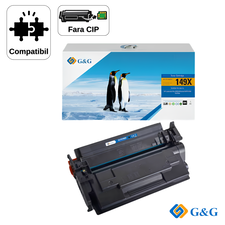 Cartus toner compatibil G&G Black CRG‑T13, fara cip, pentru Canon I‑Sensys X 1440, 10.000 pagini - Papet