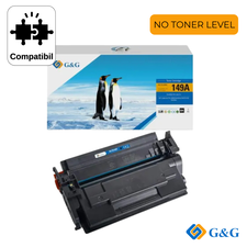 Cartus toner compatibil G&G Black W1490A 149A, cu cip, NO TONER LEVEL, pentru HP LaserJet Pro 4002dn, 2.900 pagini - Papet