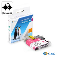 Cartus inkjet compatibil G&G Magenta LC223M, pentru Brother MFC‑J4420Dw, 550 pagini - Papet