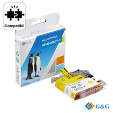 Cartus inkjet compatibil G&G Yellow LC223Y, pentru Brother MFC‑J4420Dw, 550 pagini - Papet