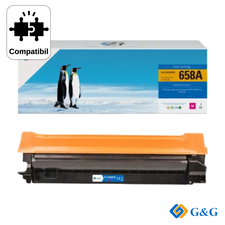 Cartus toner remanufacturat G&G Magenta W2003A 658A, pentru HP LaserJet Enterprise M751DN, 6.000 pagini - Papet