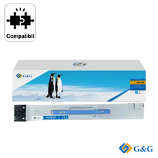 Cartus toner remanufacturat G&G Cyan W9101MC pentru HP Color LaserJet MFP E77422dn, 20.000 pagini - Papet