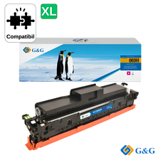Cartus toner compatibil G&G Magenta CRG-069HM, pentru Canon I-Sensys MF752CDW, 5.500 pagini - Papet