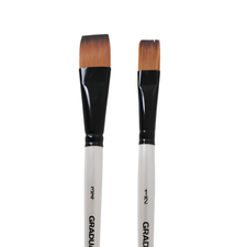 Pensula plata cu par ponei, Flat wash, diverse marimi, Graduate DALER ROWNEY, Alege varianta: 1/2" - Papet