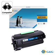 Cartus toner compatibil G&G Black 502H 50F2H00, pentru Lexmark MS310D, 5.000 pagini - Papet