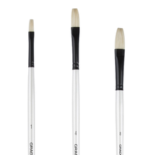 Pensula plata par de porc, diverse marimi, Graduate DALER ROWNEY, Alege varianta: 1 - Papet