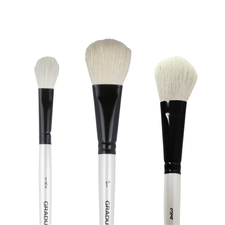 Pensula tip mop cu fir de capra, diverse marimi, Oval Wash Graduate DALER ROWNEY, Alege varianta: 1/2" - Papet