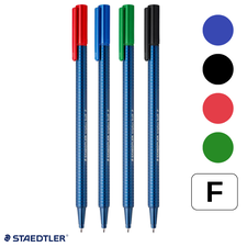 Pix fara mecanism F, colorat STAEDTLER Triplus, ALEGE CULOAREA: Negru - Papet