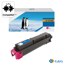 Cartus toner compatibil G&G Magenta TK-5370M, pentru Kyocera ECOSYS PA3500CX, 5.000 pagini - Papet