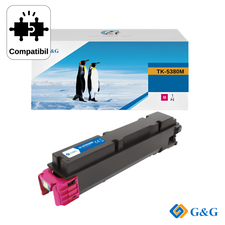 Cartus toner compatibil G&G Magenta TK-5380M, pentru Kyocera ECOSYS PA4000CX, 10.000 pagini - Papet