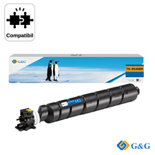 Cartus toner compatibil G&G Black TK-8545BK, pentru Kyocera Taskalfa 4054CI, 30.000 pagini - Papet