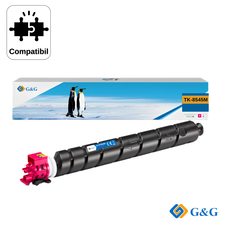 Cartus toner compatibil G&G Magenta TK-8545M, pentru Kyocera TASKALFA 4054CI, 20.000 pagini - Papet