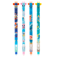 Roller cu rescriere, 0.5 mm, HAPPY COLOR Aqua Cuties, scriere albastra - Papet