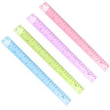 Rigla 30 cm, plastic, ARK Color - Papet