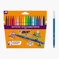 Carioci BIC Kids Visa, 18 culori/set - Papet