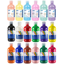 Culori tempera 500 ml, MILAN, ALEGE CULOAREA: Albastru Inchis - Papet