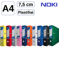Biblioraft plastifiat 7,5 cm, NOKI, ALEGE CULOAREA: Negru - Papet