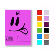 Caiet A5, coperta plastic, 48 file, PAPERLAND, ALEGE LINIATURA: Velin (coala alba) - Papet
