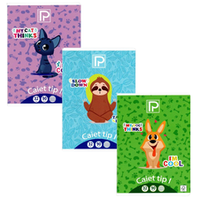 Caiet A5 tip I, 32 file, 90g/mp, PAPERLAND Select - Papet