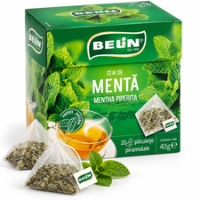 Ceai de menta BELIN 2g, 20 piramide/cutie - Papet