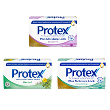 Sapun solid antibacterian PROTEX, 90 g, Alege aroma: Herbal - Papet