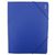 Mapa plastic A4, cu elastic DACO, ALEGE CULOAREA: Albastru - Papet