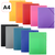 Mapa plastic A4, cu elastic DACO, ALEGE CULOAREA: Mov - Papet
