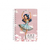 Caiet de schite A6 cu spirala, 80 g/mp, 80 file, DRASCA, Model: Clara - Papet