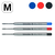 Rezerva pix metalica tip Parker, SCHNEIDER Buro 708 M, ALEGE CULOAREA: Albastru - Papet