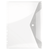 Mapa plastic A4, cu capsa, perforatii si clapeta V, OPTIMA, 4 buc/set, ALEGE CULOAREA: Alb translucid - Papet