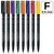 Marker permanent 0.6 mm, STAEDTLER Lumocolor F, ALEGE CULOAREA: Albastru - Papet