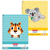 Caiet cu spirala A4, 80 file, HERLITZ Animals, Model: Dictando - Tiger - Papet