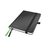 Caiet A6, coperta fina si elastic, 80 file, 100 gm/mp, LEITZ Complete Negru, ALEGE LINIATURA: Matematica - Papet