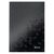Caiet A5 matematica, coperta carton, 80 file, 90g/mp, LEITZ WOW, ALEGE CULOAREA: Negru - Papet