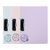 Clipboard dublu PP foam, A4 landscape, DELI Macarons, ALEGE CULOAREA: Mov - Papet