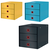 Suport documente birou 3 sertare, LEITZ Cosy Click&Store, ALEGE CULOAREA: Gri antracit - Papet