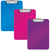Clipboard simplu plastifiat, A4, LEITZ WOW Metalizat, ALEGE CULOAREA: Albastru - Papet