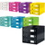 Suport documente birou 3 sertare, LEITZ Click&Store, ALEGE CULOAREA: Turcoaz - Papet