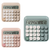 Calculator de birou cu 12 digits, DELI Retro M36, ALEGE CULOAREA: Verde - Papet