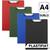 Clipboard dublu plastifiat A4, DACO, ALEGE CULOAREA: Albastru - Papet