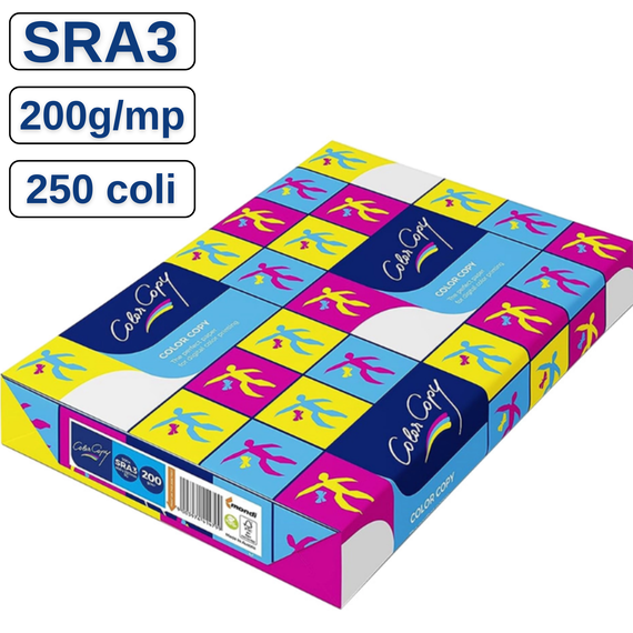 Hartie COLOR COPY, SRA3, 200 g/mp, 250 coli/top - Papet